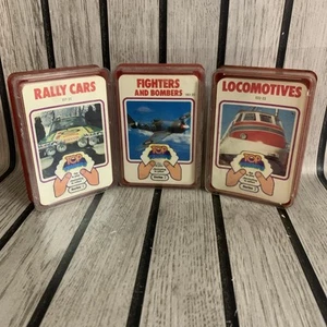 Vintage Top Trumps Series 2 Fighters & Bombers, Rally Cars, Locomotives Bundle - Picture 1 of 4