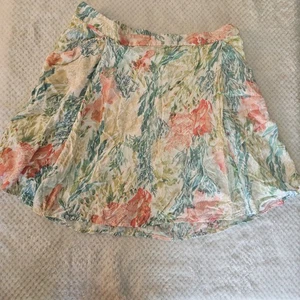 Old Navy Women's Pink Floral Skirt Size Medium with Smocked Mini Cottagecore - Picture 1 of 10