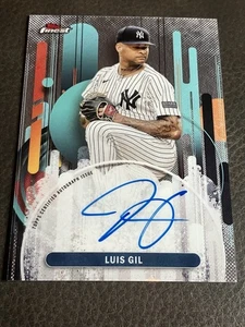 2025 Topps Finest - On-Card Auto Luis Gil #FA-LG New York Yankees - Picture 1 of 2