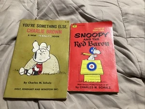 YOU'RE SOMETHING ELSE, CHARLIE BROWN-A NEW PEANUTS BOOK-FIRST PRINTING-1968 - Picture 1 of 2