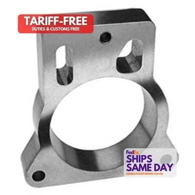 Trans-Dapt 2766, One Natural Aluminum Fits 99- Gm P/U 4.8 5.3 6.0 Tbi Spacer  - Image 1 of 4