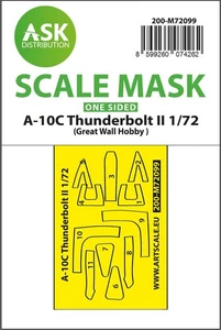 Art Scale Kit 200-M72099 - 1:72 A-10C Thunderbolt II one-sided fit express mask  - Picture 1 of 1