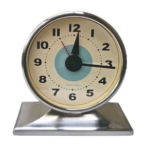 Robert Abbey Vintage Mid Century Desk Alarm Clock Tested Works - Picture 1 of 11