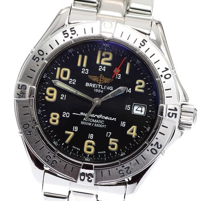 BREITLING Super Ocean A17040 Date black Dial Automatic Men's Watch_918929 - image 1 of 4