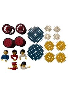 LEGO Parts Vintage Minifigures,Ruote,Ingranaggio Tecnico Venduto così com'è - Foto 1 di 4
