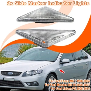 For Ford Focus MK I 98-04 Mondeo MK III 00-07 2x Side Marker Indicator Lights - Picture 1 of 17