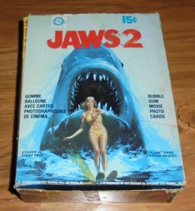 Jaws 2 Bubble Gum Movie Photo Cards 36 Pack Case O-Pee-Chee 1978 - Bild 1 von 6