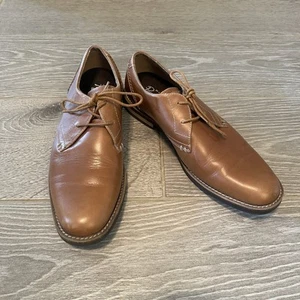 Original Penguin Brown Leather Waylon Oxford Shoes Men's  Sz 9.5 Quality Dress - Picture 1 of 14