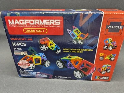 Magformers WOW Set 16 Piece Vehicle Set Line (63094) - Image 1 of 4