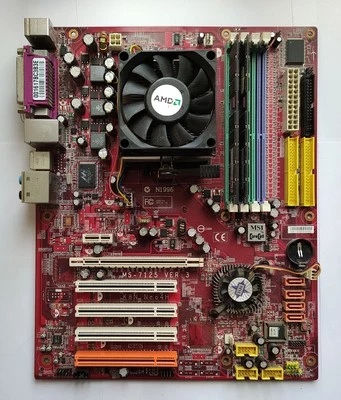 MSI K8N Neo4 Motherboard with Athlon 64 3800+ CPU and 2GB RAM - Test OK! - Image 1 of 4