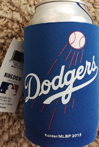 Dodgers Logo Kolder Neoprene Can Beer Soda Holder Coozie Koozie-2 Pack! Cover