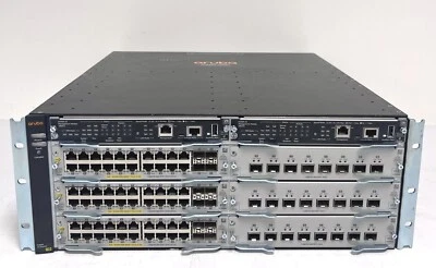 HPE Aruba 5406R zl2 24x 10Gbit SFP+ 60x 10/100/1000BASE-T PoE+ Network Switch - Image 1 of 4