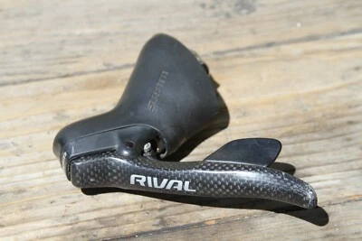SRAM  RIVAL carbon BRAKE LEVER  LEFT Carbon USED VGC doubletap - Image 1 of 4