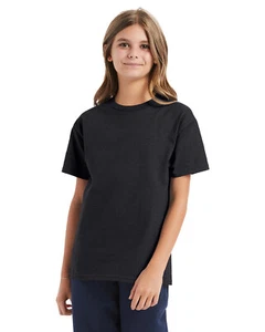 2 Pack Of Hanes Youth Authentic-T Stylish T Shirt Casual Plain T-Shirt - 54500 - Picture 1 of 27