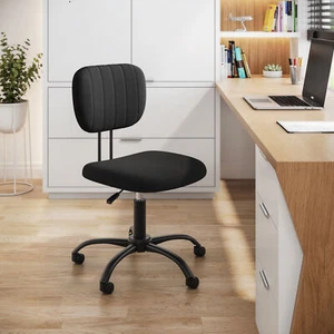 Techni Mobili Black Task Office Chair - Picture 1 of 10