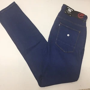 Ecko Unltd Jeans Skinny Fit Zip-Fly Color Blue Stretch Distress Size 32X30 $79 - Picture 1 of 6