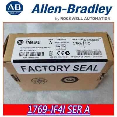 New Factory Sealed AB 1769-IF4I SER A Compact I/O Analog Input Module 1769IF4I - Image 1 of 3