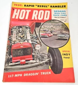 Vintage 1957 Hot Rod Magazine August Special Indy Pictorial - Picture 1 of 3
