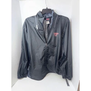 Genuine Stuff Virginia Tech Hokies Full Zip Lightweight Jacket Size XL Pack Away - Picture 1 of 4