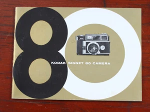 LIBRO DE INSTRUCCIONES KODAK SIGNET 80, 1958/cks/206354 - Imagen 1 de 1
