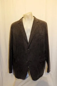 Giacca elegante uomo maneggevole a due bottoni mix cotone marrone spina di pesce 56 TOP - Foto 1 di 3