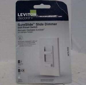 NEW OPEN PACKAGE Leviton 6674-P0W 150W Led 600W Incandescent Dimmer Switch $34