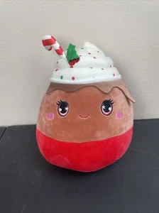 2022 SQUISHMALLOW SIVI PEPPERMINT HOT COCOA Xmas SOFT STUFFED PLUSH KELLYTOY 8in - Picture 1 of 3