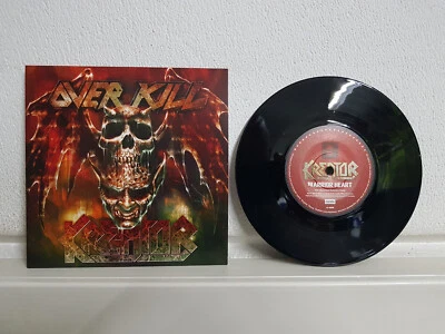 Overkill - Man in black / Kreator - Warrior Heart 2017 Single 7“ LP Platte Metal - Bild 1 von 2