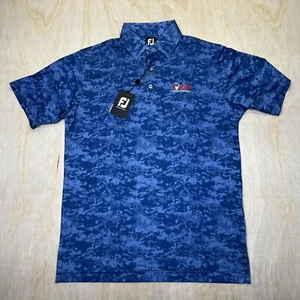 NEW MD TOUR Championship FootJoy Cloud Camo ProDry Polo Charcoal - Picture 1 of 9