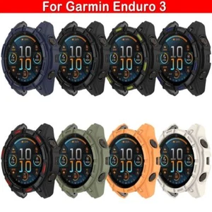 TPU Edge Shell Frame Screen Protector New Protective Case for Garmin Enduro 3 - Zdjęcie 1 z 18