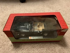 Die-cast Zinc Alloy 1:24 Scale '65 Ford Mustang Black New in Box - Picture 1 of 3