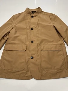 ZEGNA Men’s Water Repellent Cotton & Nylon Jacket Brown Size 54 (XL) MSRP $2,450 - Picture 1 of 20