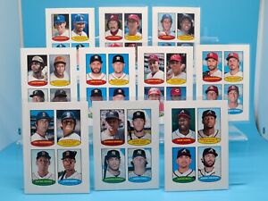 (10) 2023 Topps Heritage 1974 Stamps - No Dupes - Yanks, Red Sox, Braves, Cards
