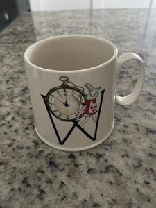 Anthropologie Florence Balducci Initial Alphabet Monogram W Mug Cup Coffee Tea - Picture 1 of 3