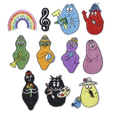 11PCS/Lot DIY Cartoon Patches Embroidered Iron On Sew On Patch For Clothing