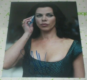 DEBI MAZAR SIGNED ENTOURAGE BUSTY BABE 8X10 FOTO AUTOGRAMM COA JÜNGER VERSCHMIERT - Bild 1 von 2