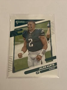 Jalen Hurts #108 2021 Donruss No Helmet Photo Variation Eagles - Picture 1 of 1