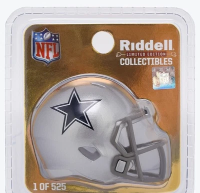 Casco Dallas Cowboys Edición Limitada 1976 Retro Tamaño Bolsillo 525 HECHO Foto 1 de 4
