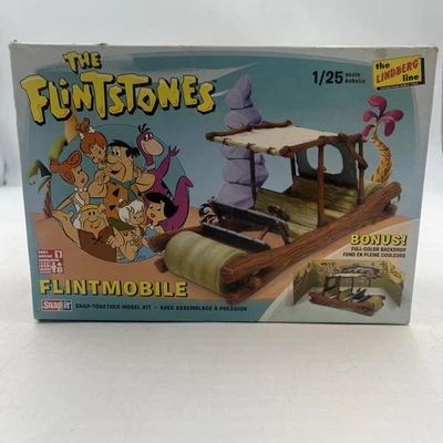 Lindberg Line Snap-it The Flintstones Flintmobile 1:25 Model Kit HL604/12 - Image 1 of 4