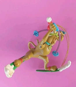 Trevco Cartoon Network Scooby Doo Skiing Christmas Ornament 1999 Hanna Barbara - Picture 1 of 7
