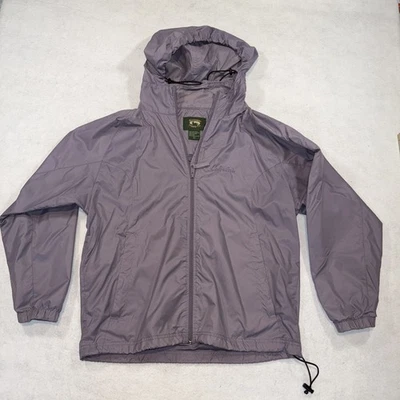 Chaqueta cortavientos grande ligera de nailon CABELA’S para mujer. Capucha cremallera completa Foto 1 de 4