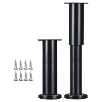 Metal Adjustable Furniture Legs, Couch Legs Replacement  (10-17inch / 2Pcs) Foto 1 de 4