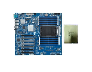 GIGABYTE MS33-AR0 Motherboard With Intel Xeon Gold 6421N QS 1.8GHz LGA4677 CPU - Afbeelding 1 van 6