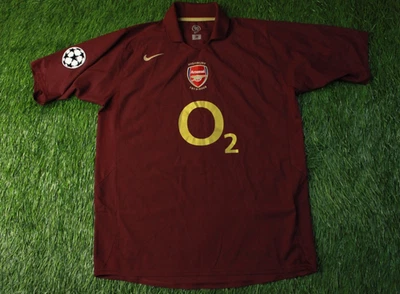 CAMISETA DE FUTBOL DEL ARSENAL LONDRES 2005-2006 RARA LOCAL NIKE ORIGINAL TALLA XL Foto 1 de 4
