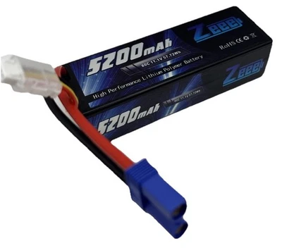 ZEEE Power 5200mah 80c 11.1v 57.72wh DC053US Lipo Battery - Image 1 of 4