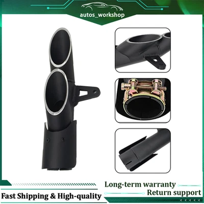 For Yamaha YZF-R6 Motorcycle Dual-outlet Exhaust Tail Pipe Muffler Tailpipe Tip Foto 1 de 4