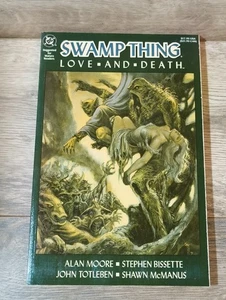 Swamp Thing: Love and Death 1990 1st Printing TPB Graphic Novel - Signed - Picture 1 of 6