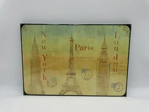 Jason Cork Placemats Make The Occasion 4 New Sealed - New York Paris London - Picture 1 of 6