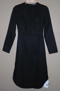 POPLOOK LONG SLEEVE BLACK JABIRAH TUNIC DRESS Women's  XS  NWT - Picture 1 of 12