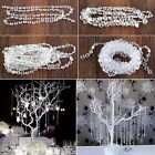 1M/5M 2 couleurs perles de cristal acrylique brin décoration mariage arbre rideau M8B9